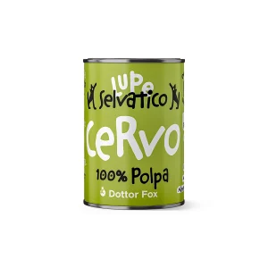 Polpa di Cervo Premium - Alimento Umido Monoproteico 400gr